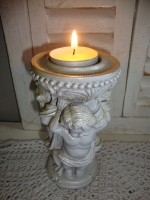 brocante engel kandelaar