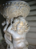 brocante engel kandelaar