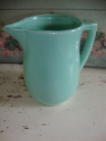 Brocante mintgroen kannetje Belgique