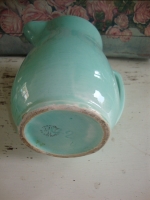 Brocante mintgroen kannetje Belgique