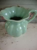 brocante mintgroene kan