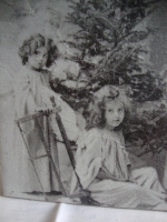 Nostalgische Kerst tegel decoratie