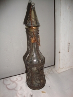 vintage filigrain mongeblazen flesje