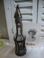 vintage filigrain mongeblazen flesje