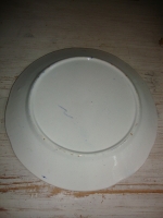 antiek Frans Barbotine bord