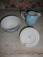 Pip Studio Floral blauw suiker en melk