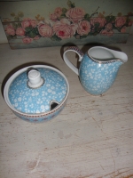 Pip Studio Floral blauw suiker en melk