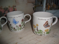 Koffiemokken Nutroma met Vlinders