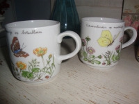 Koffiemokken Nutroma met Vlinders