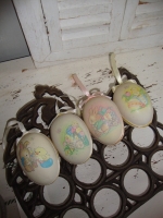 brocante paastak decoratie eieren