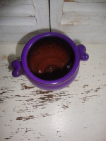 lila cactus potje bloempotje vintage