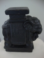 zwarte olifant plantentafeltje