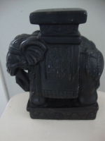 zwarte olifant plantentafeltje