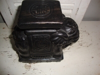 zwarte olifant plantentafeltje