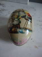 vintage kartonnen paas ei container