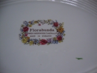 Vintage Wedgwood schaal Florabunda