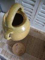 Gargoulette gele aardewerk kruik Provence