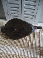 antieke eendenkooi houten eend