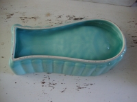 brocante puddingvorm vis mintgroen