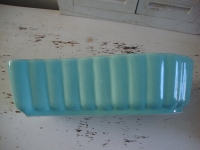brocante puddingvorm vis mintgroen