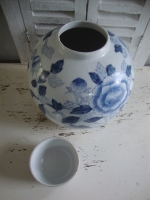 grote blauw witte gemberpot