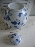 grote blauw witte gemberpot