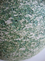 vintage kom groen berkenbast plantenschaal