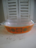 Pyrex Medallions Five ovale schaal