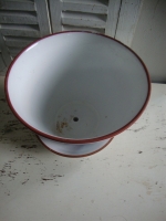 vintage keramiek bloempot met hert
