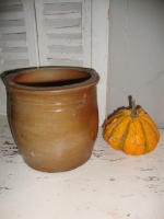 Franse aardewerk gres pot