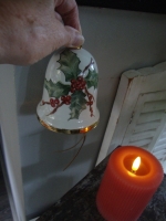 Handgeschilderde porselein Bel God Jul