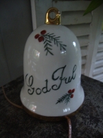 Handgeschilderde porselein Bel God Jul